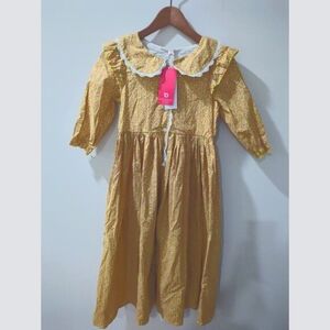 Relibeauty Girls Cotton Floral Prairie Dress NWT